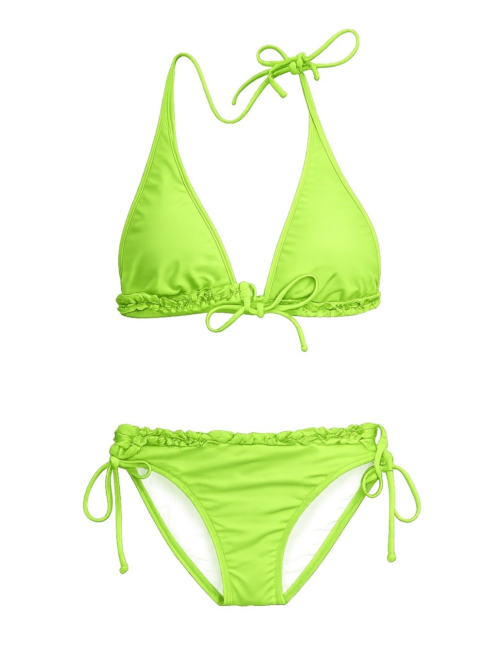 Rampage NWT line green bikini, large